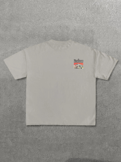 Marlboro Safari Rally Printed Unisex T-Shirt Image - 16