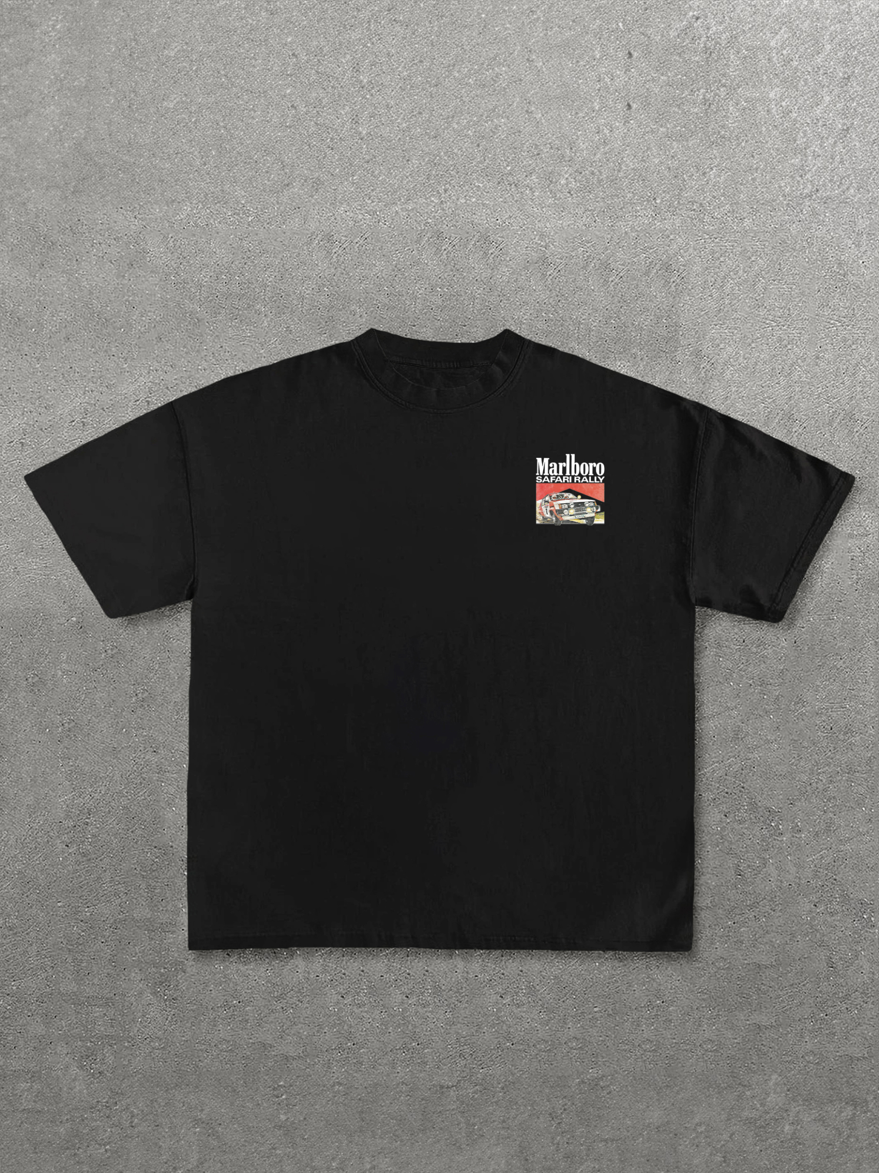 Marlboro Safari Rally Printed Unisex T-Shirt Image - 4