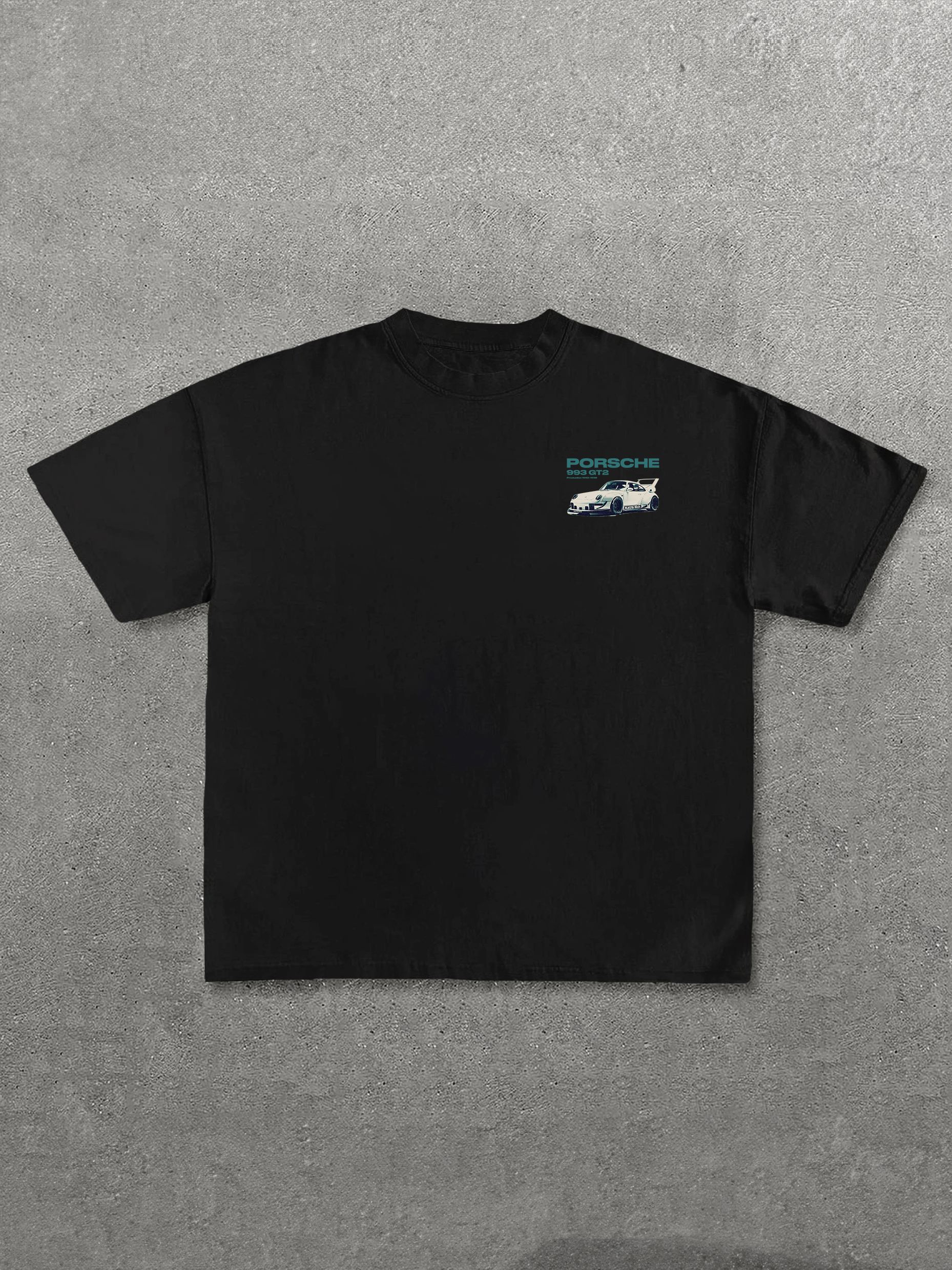 Porsche 993 GT2 Printed Unisex T-Shirt Image - 6