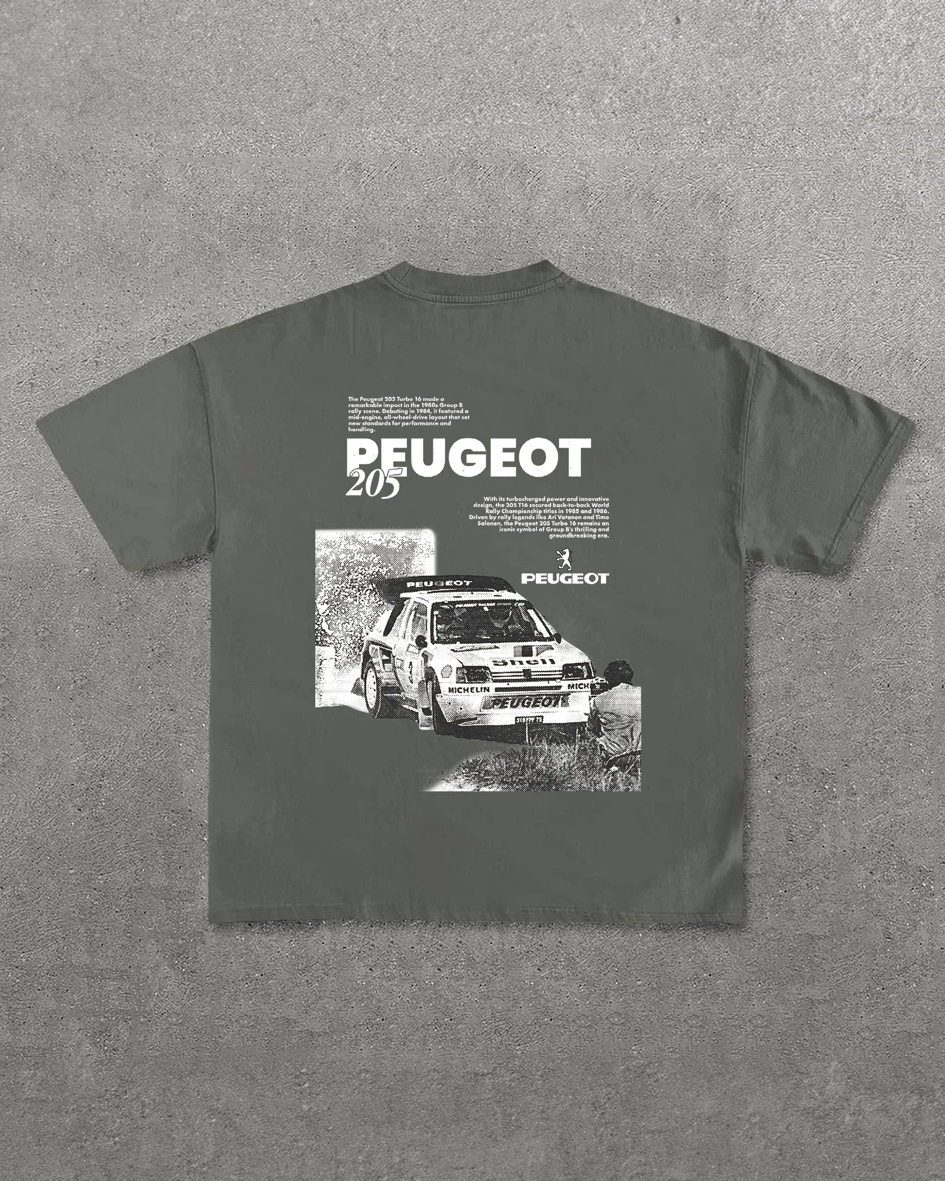 Peugeot 205 Printed Unisex T-Shirt Image - 11
