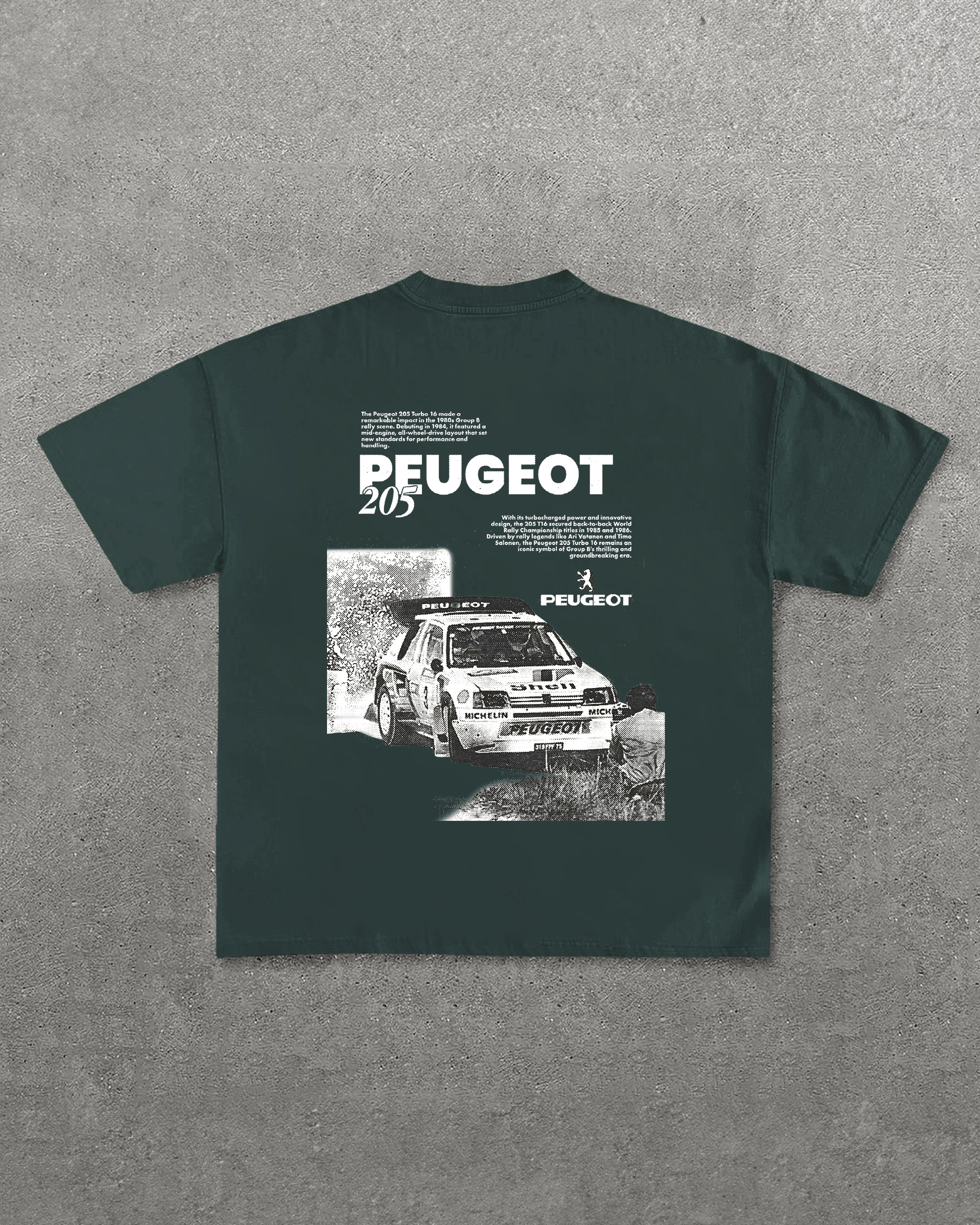 Peugeot 205 Printed Unisex T-Shirt Image - 13