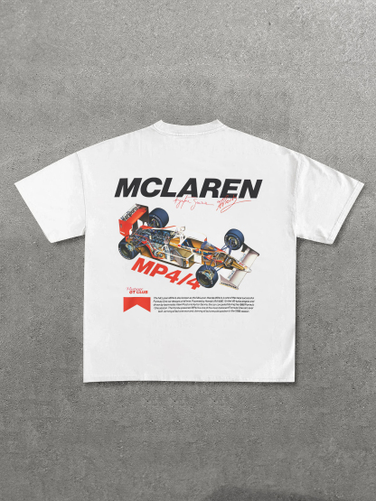 McLaren MP4/4 Printed Unisex T-Shirt Image - 1