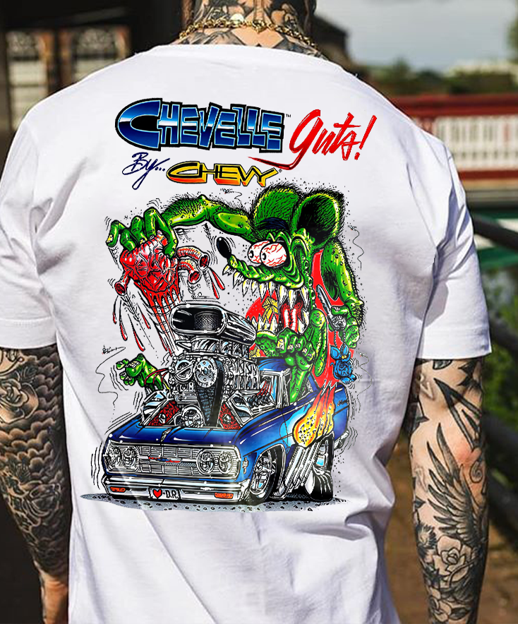 Rat Fink Kustoms Printed Unisex T-shirt Image - 2