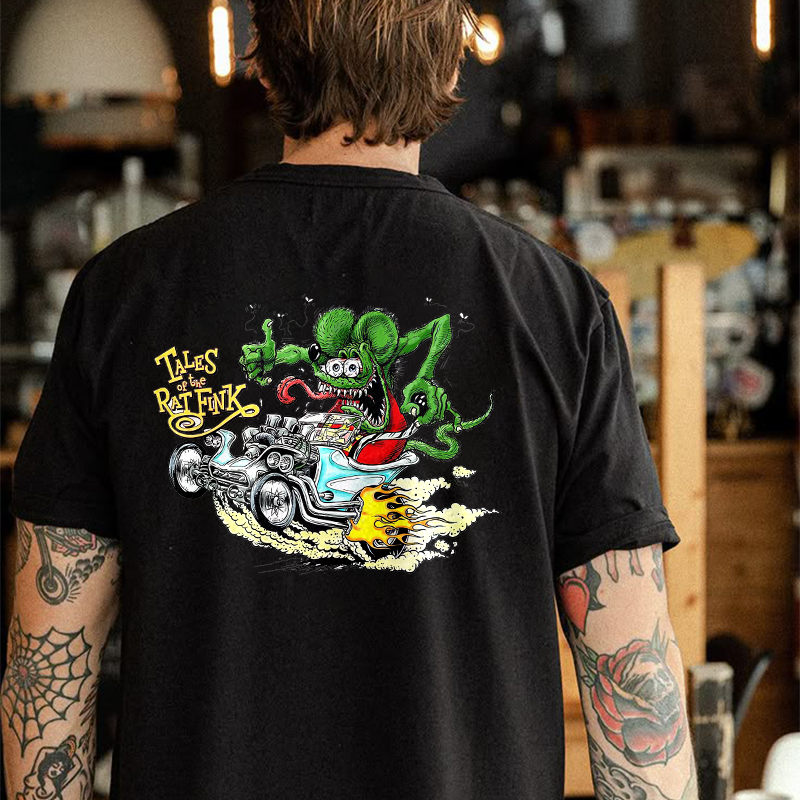 Tales Of The Rat Fink Printed Unisex T-shirt Image - 2