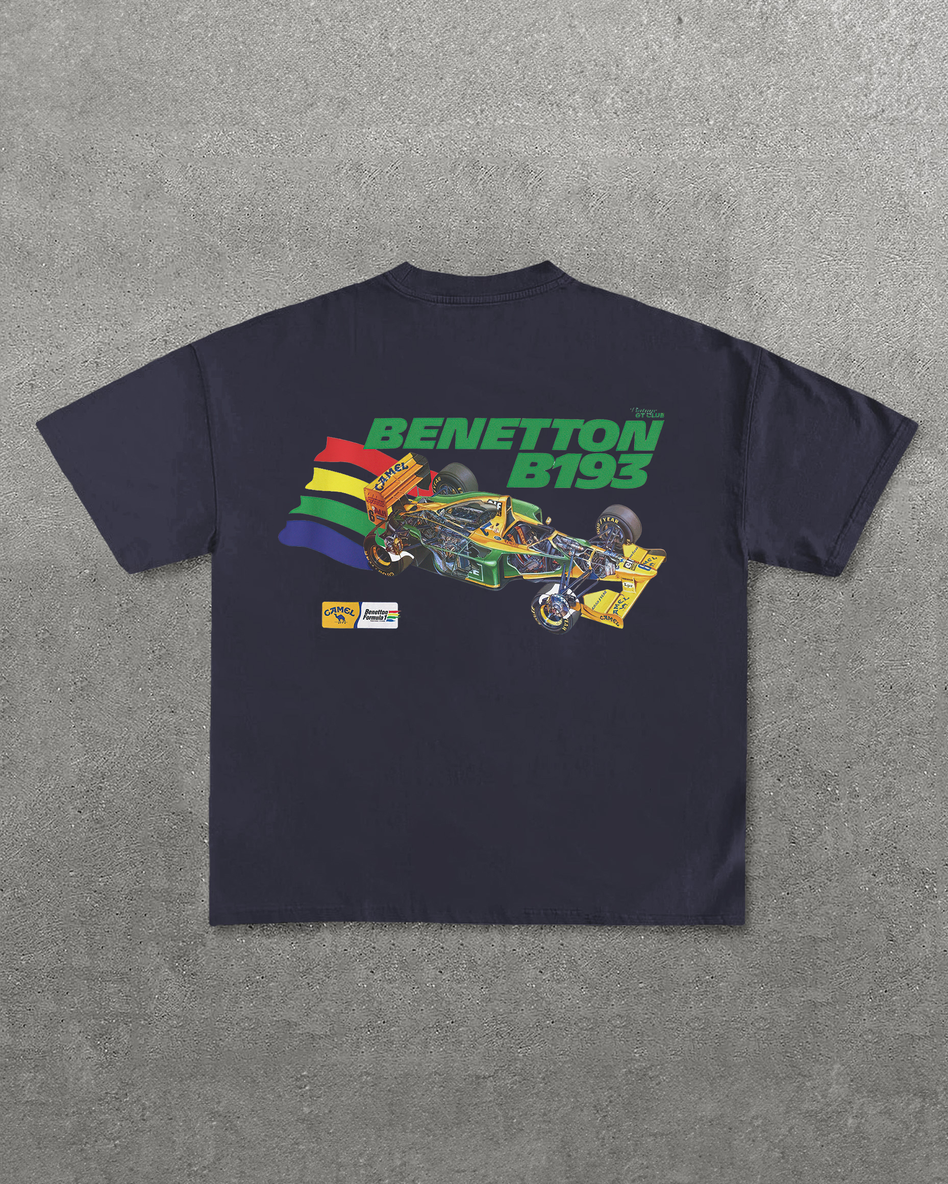 Benetton B193 Printed Unisex T-Shirt Image - 5