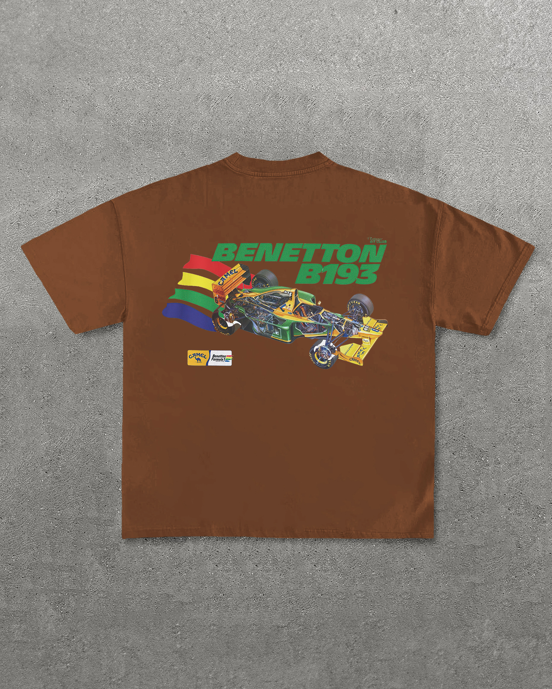 Benetton B193 Printed Unisex T-Shirt Image - 11