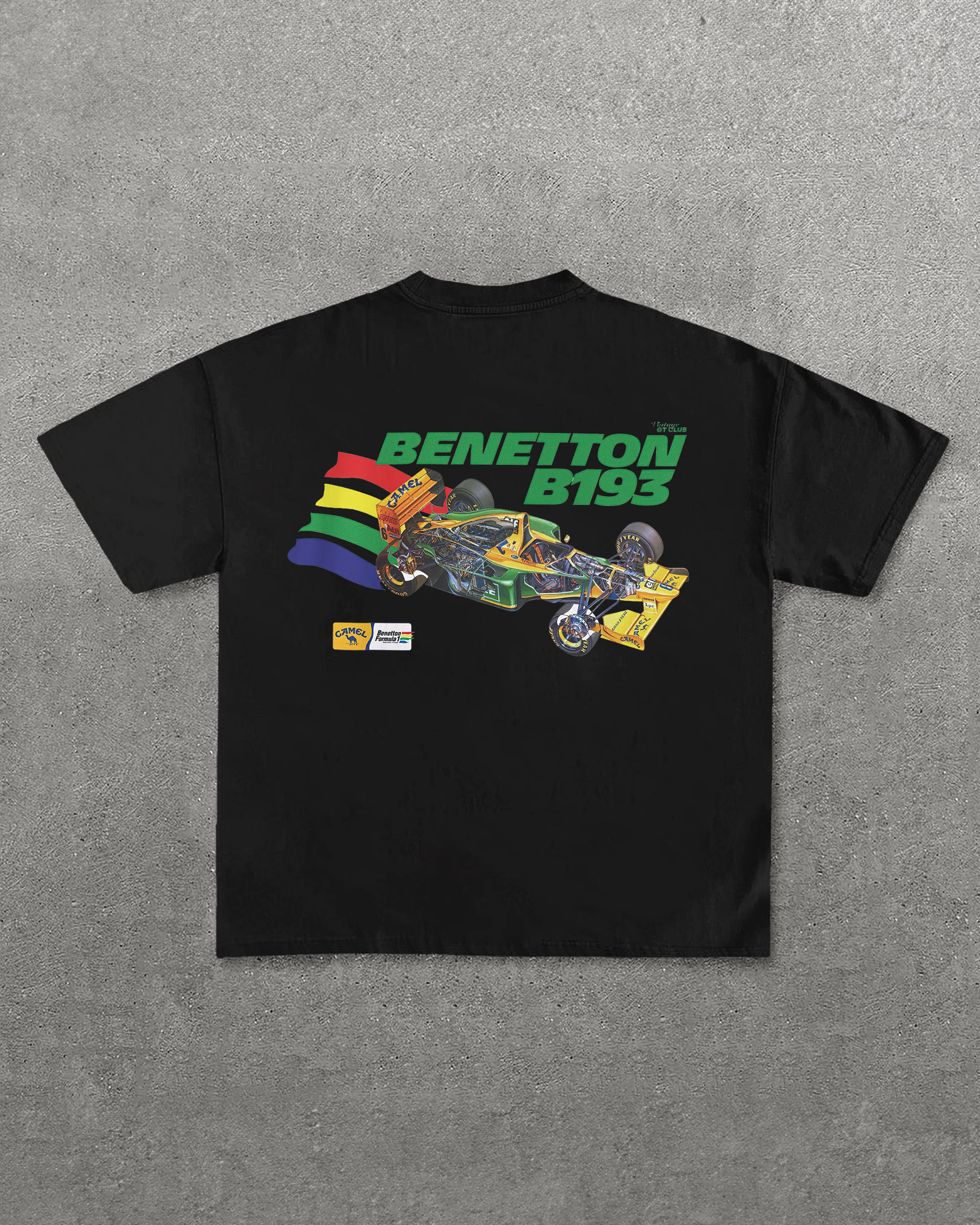Benetton B193 Printed Unisex T-Shirt Image - 3