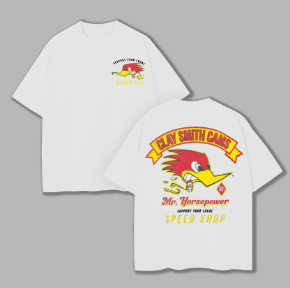 Clay Smith Cams Printed Unisex Oversized T-shirt Image - 7