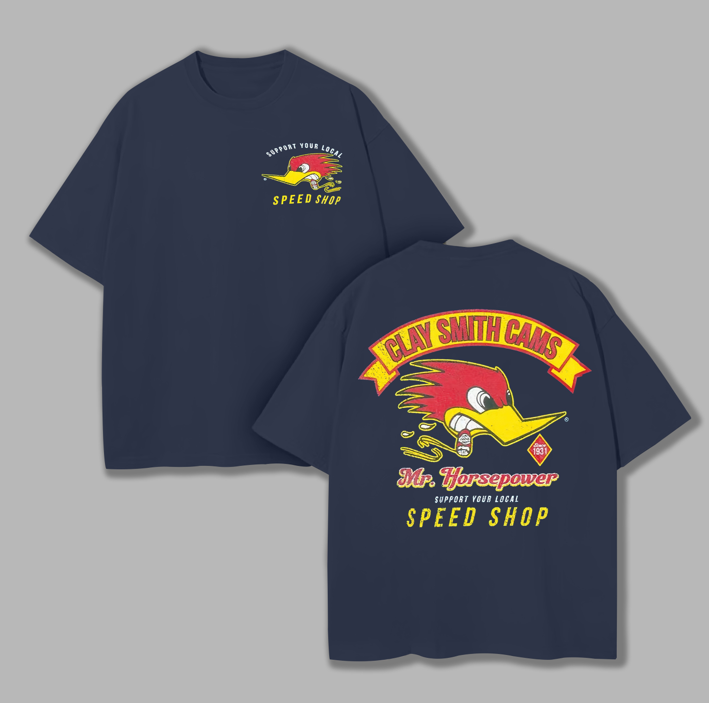 Clay Smith Cams Printed Unisex Oversized T-shirt Image - 8