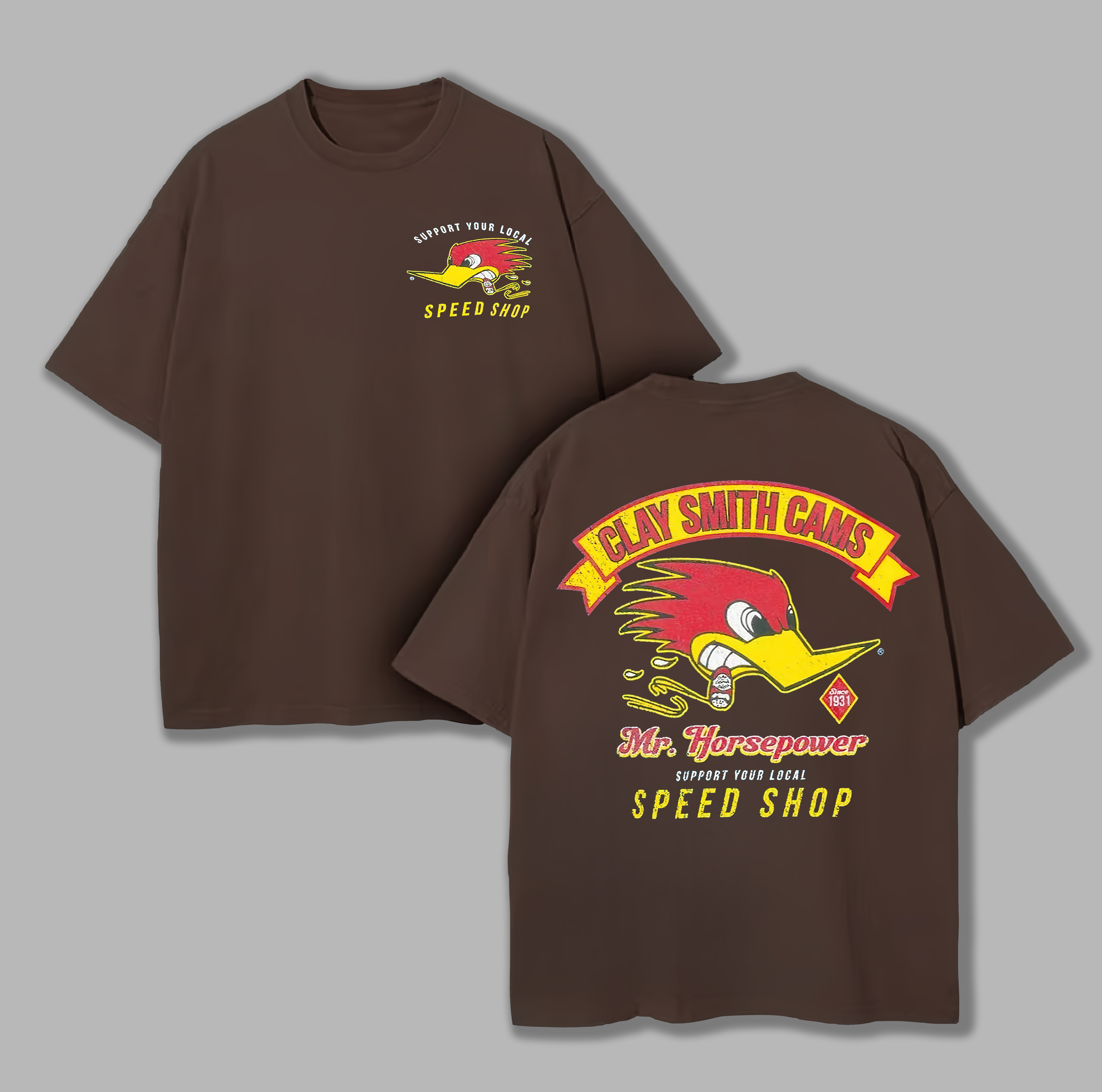 Clay Smith Cams Printed Unisex Oversized T-shirt Image - 9