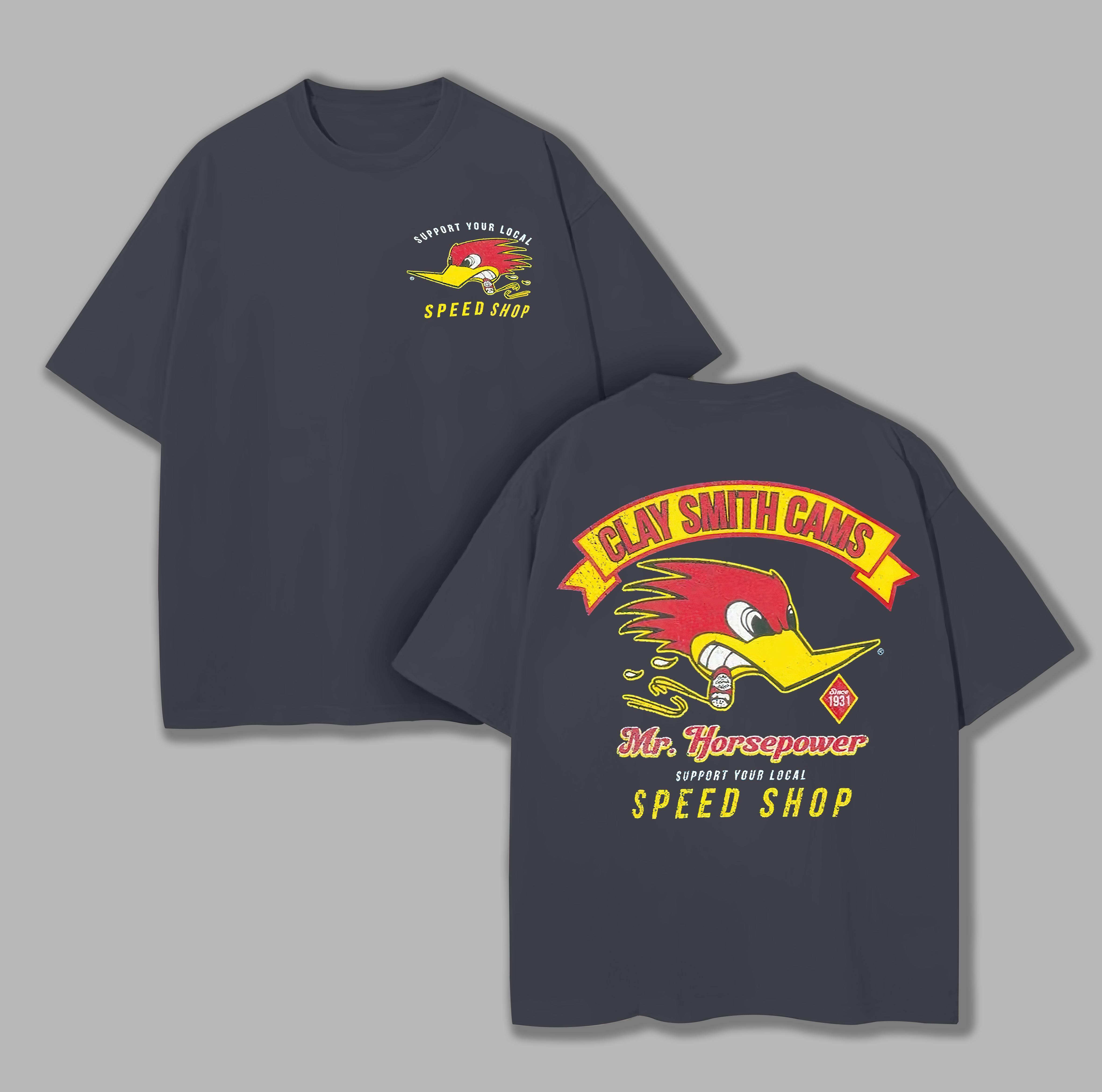 Clay Smith Cams Printed Unisex Oversized T-shirt Image - 10