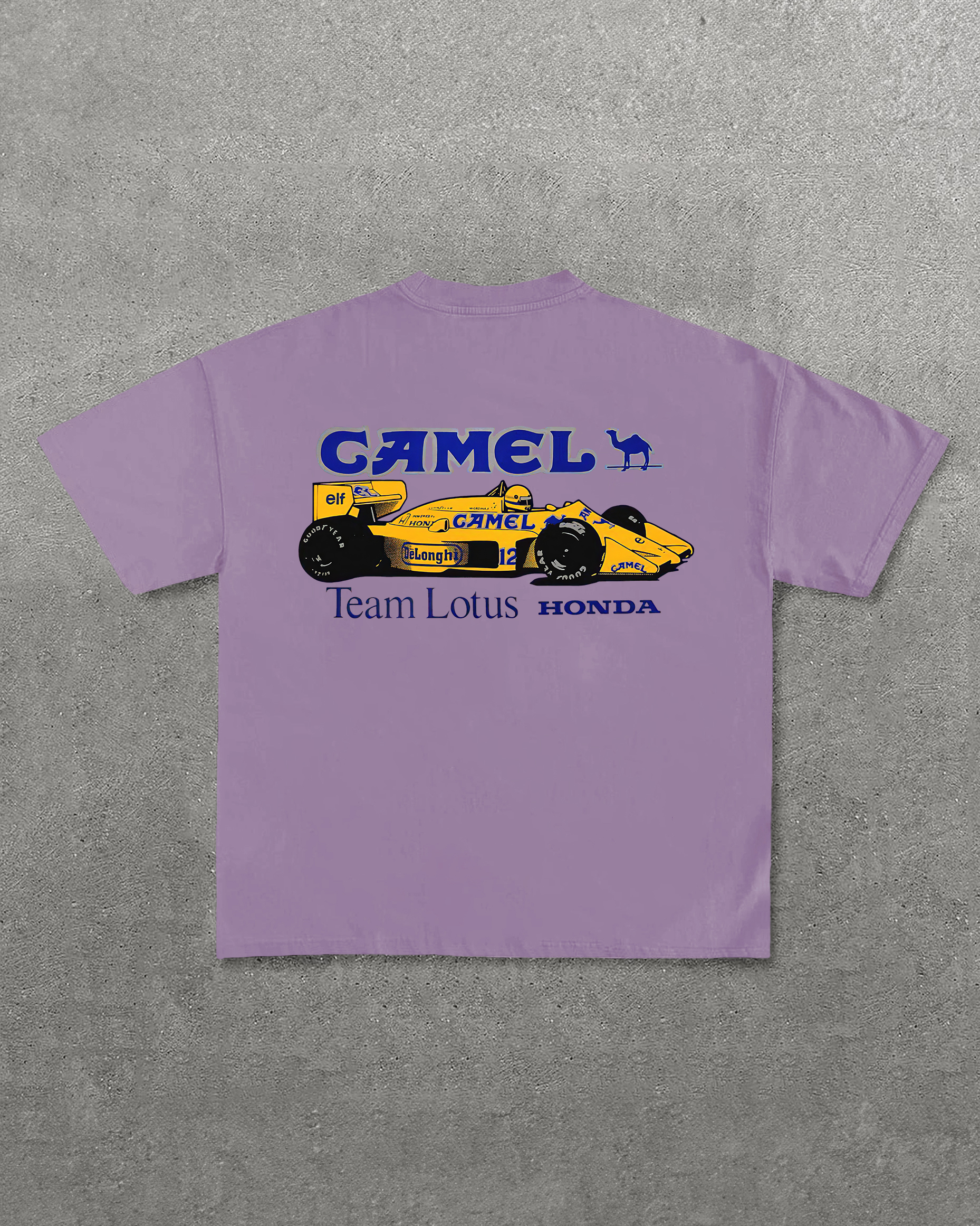 Camel Team Lotus Honda Printed Unisex T-Shirt Image - 5