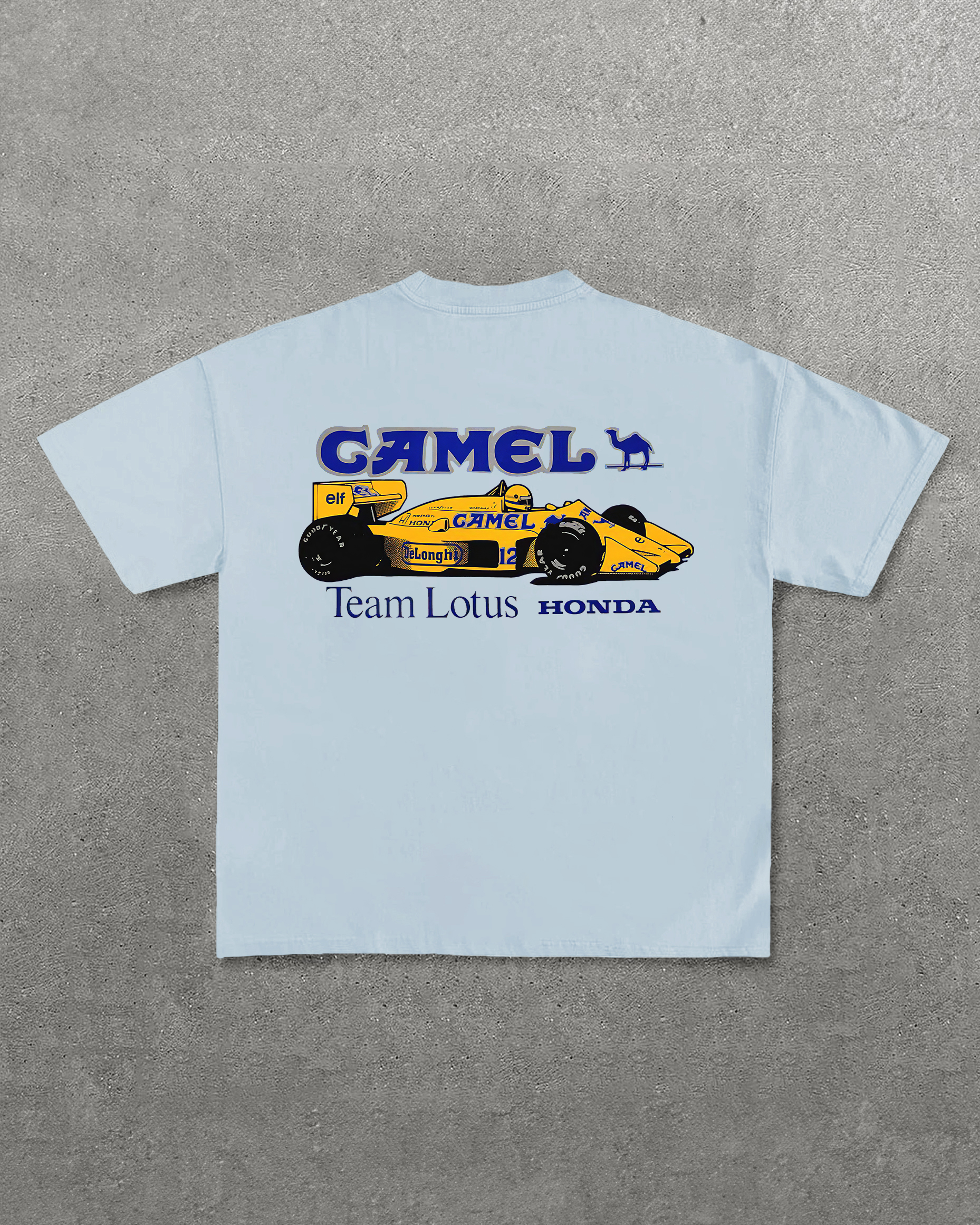 Camel Team Lotus Honda Printed Unisex T-Shirt Image - 3