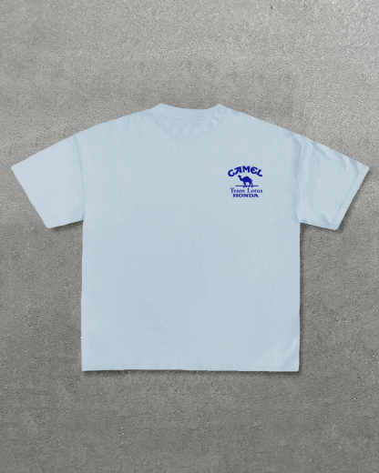 Camel Team Lotus Honda Printed Unisex T-Shirt Image - 4