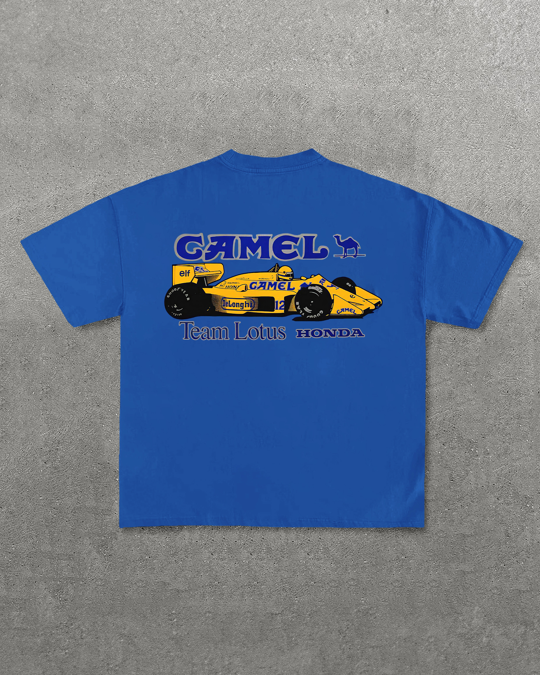 Camel Team Lotus Honda Printed Unisex T-Shirt Image - 11