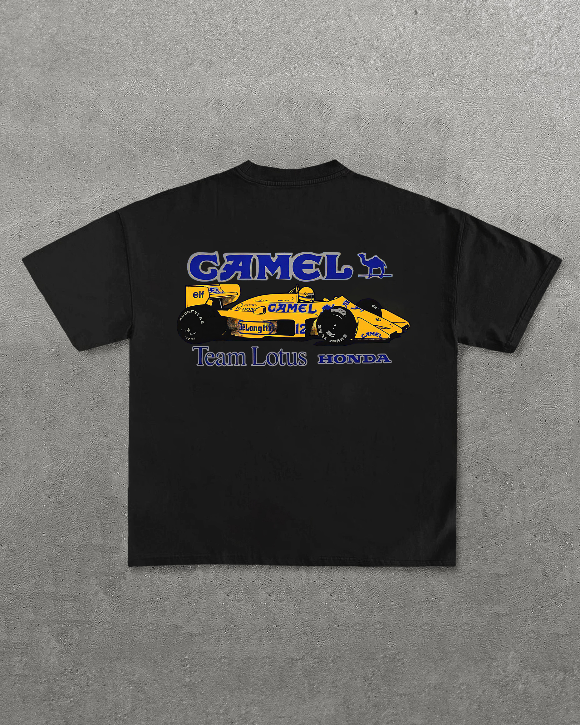 Camel Team Lotus Honda Printed Unisex T-Shirt Image - 13