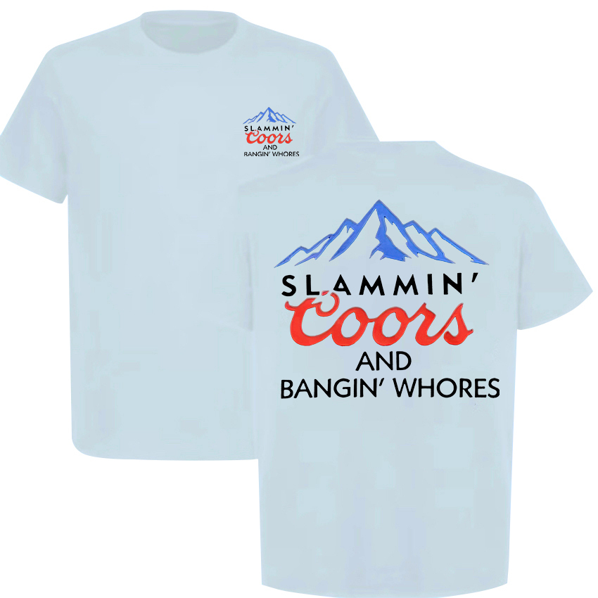 Coors Printed Unisex Oversized T-shirt Image - 3