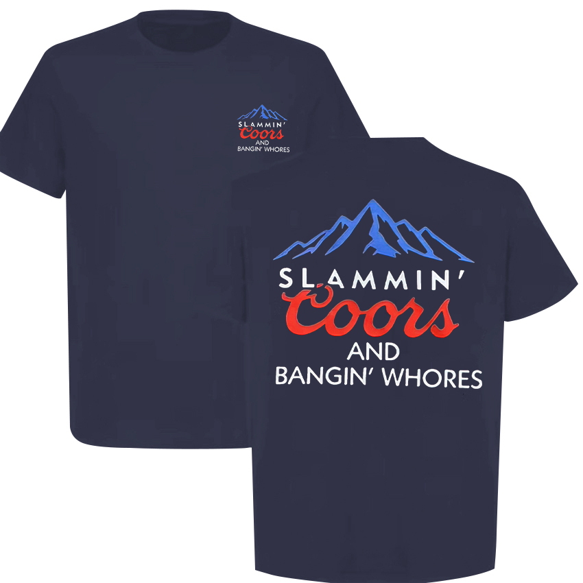 Coors Printed Unisex Oversized T-shirt Image - 4