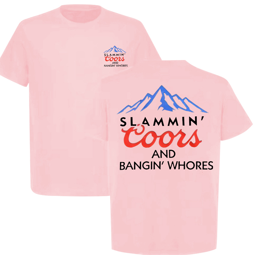 Coors Printed Unisex Oversized T-shirt Image - 5