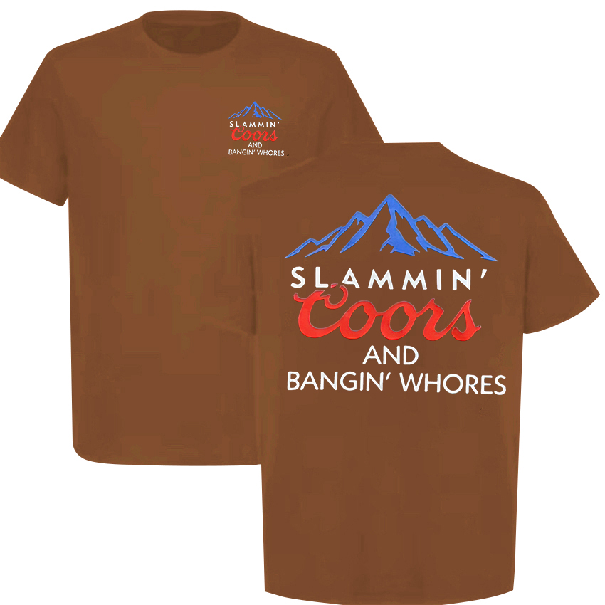 Coors Printed Unisex Oversized T-shirt Image - 6