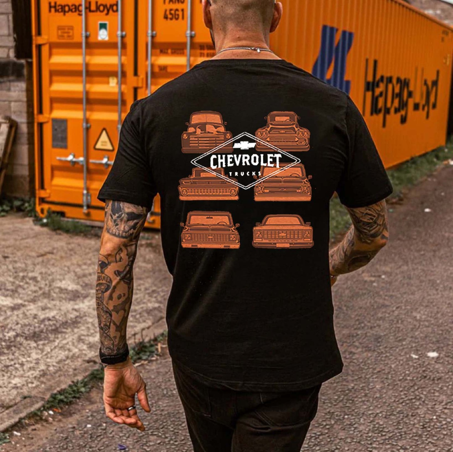 Chevrolet Trucks Printed Unisex Oversized T-shirt Image - 10