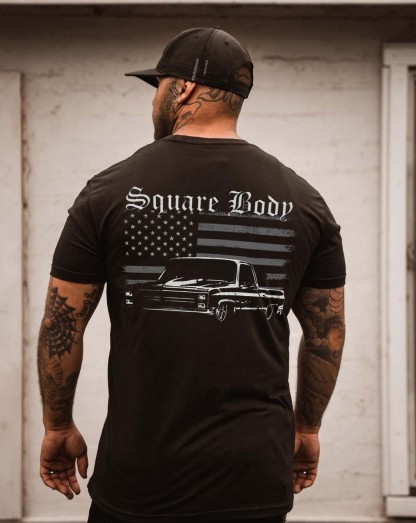 Square Body Chevrolet Printed Unisex Oversized T-shirt Image - 7