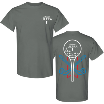 Michelob Ultra Printed Men's T-shirt Image - 5