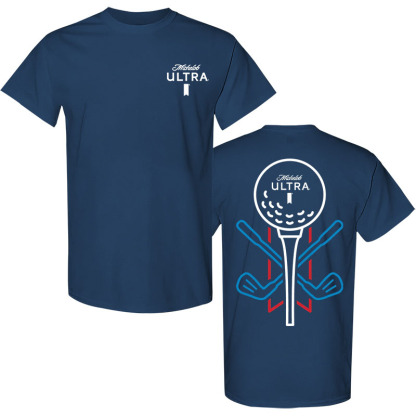 Michelob Ultra Printed Men's T-shirt Image - 2
