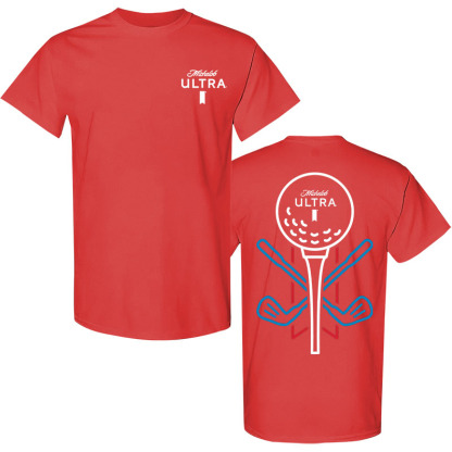 Michelob Ultra Printed Men's T-shirt Image - 4