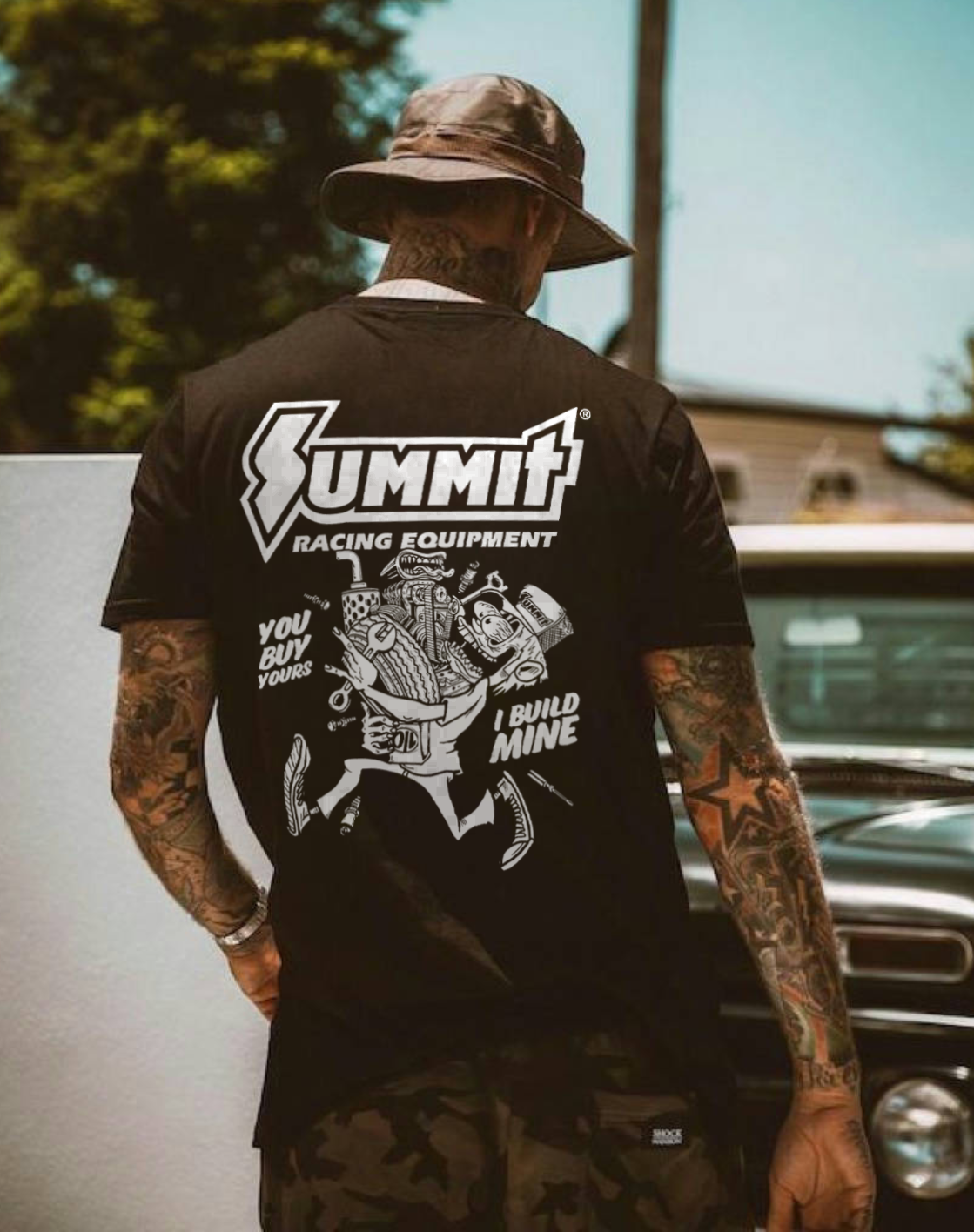 Summit Racing Equipment Printed Unisex Oversized T-shirt Image - 10