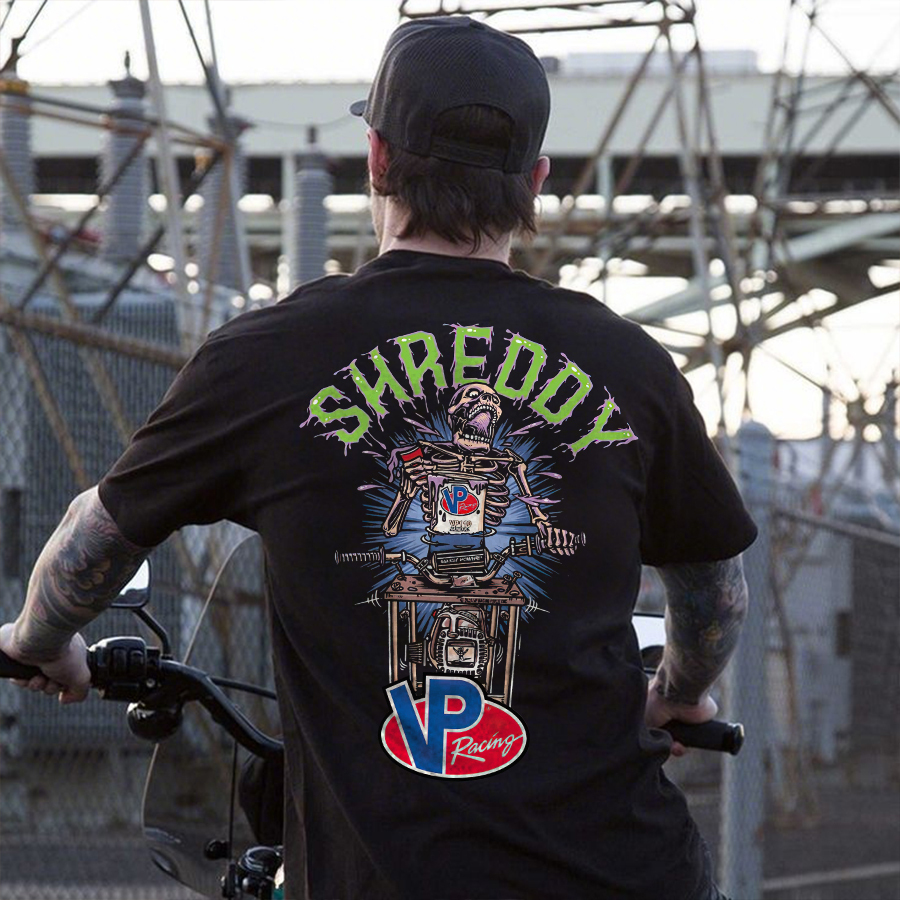 Shreddy VP Racing Printed Unisex Oversized T-shirt Image - 2