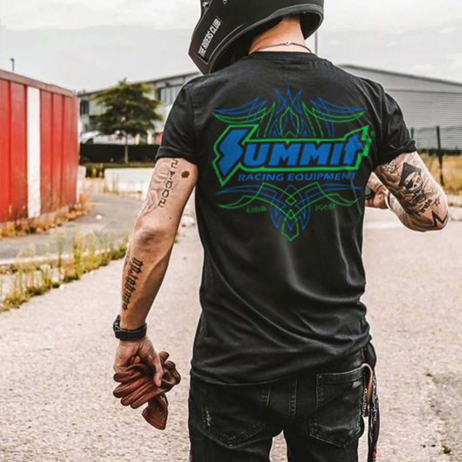 Summit Racing Equipment Printed Unisex Oversized T-shirt Image - 4