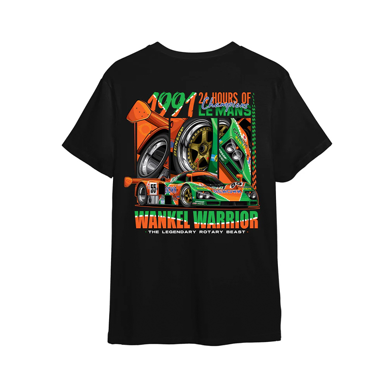 Wankel Warrior Printed Oversized Unisex T-shirts Image - 3