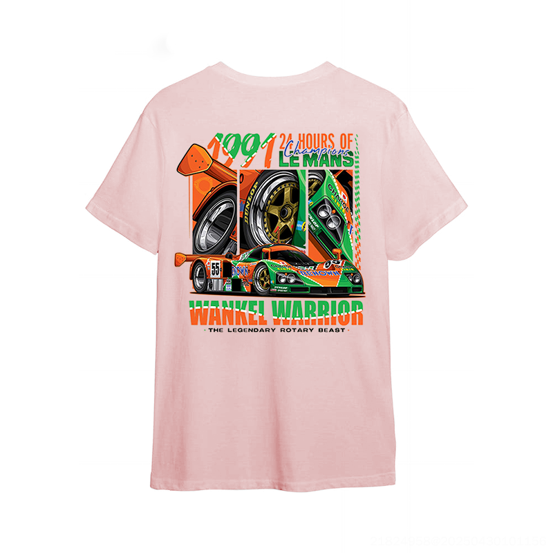 Wankel Warrior Printed Oversized Unisex T-shirts Image - 11