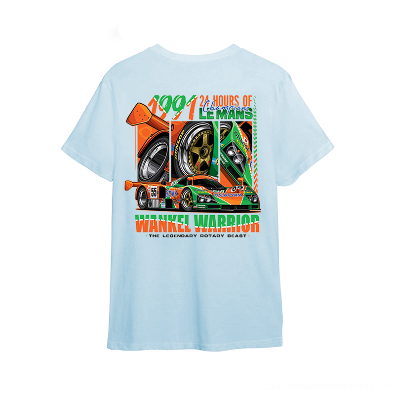 Wankel Warrior Printed Oversized Unisex T-shirts Image - 15