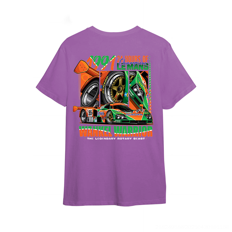 Wankel Warrior Printed Oversized Unisex T-shirts Image - 19