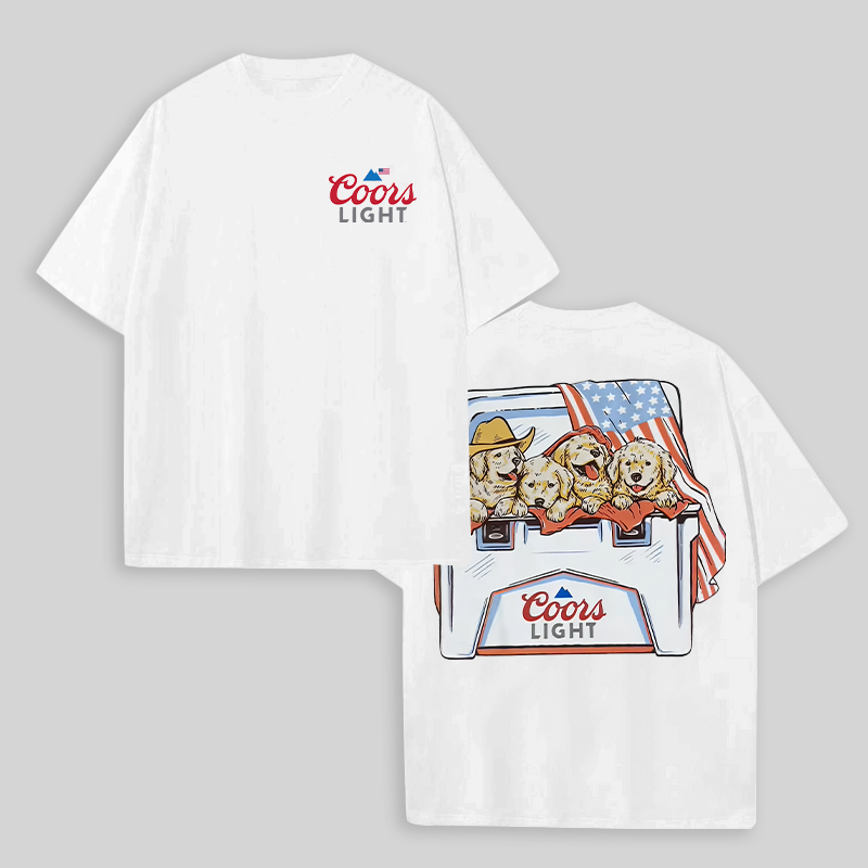 Coors Light Printed Unisex Oversized T-shirt Image - 1