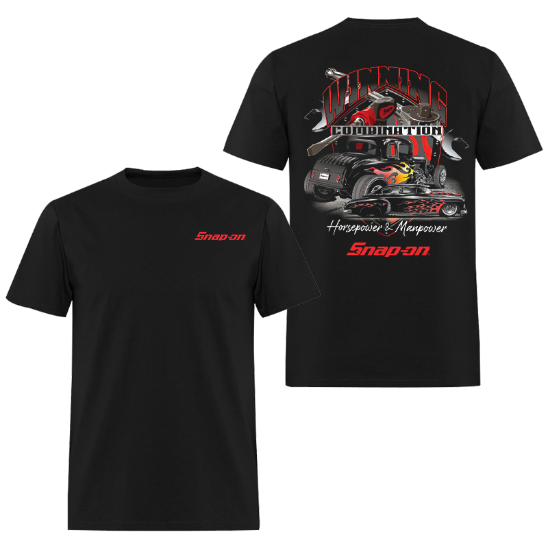Snap-On Printed Men's T-Shirt Image - 1
