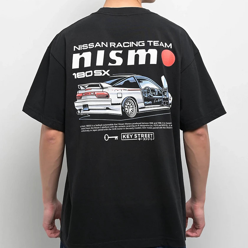 Nissan Racing Team Printed Unisex Oversized T-shirt Image - 7