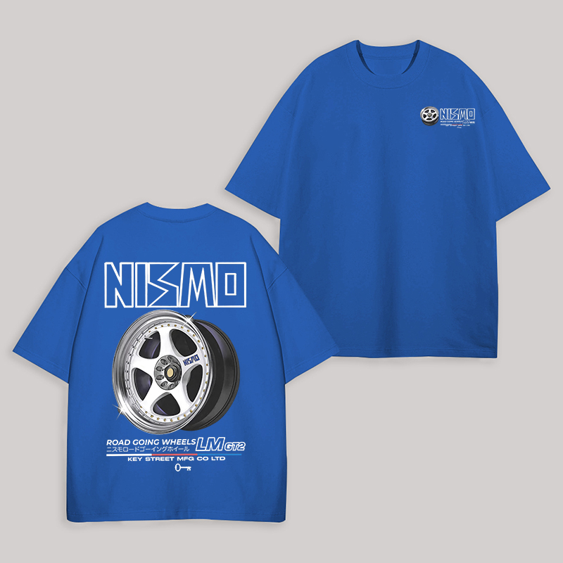 NISMO Road-Going Wheels Printed Unisex Oversized T-shirt Image - 7
