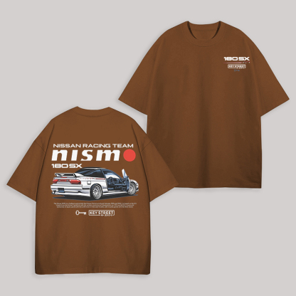 Nissan Racing Team Printed Unisex Oversized T-shirt Image - 3