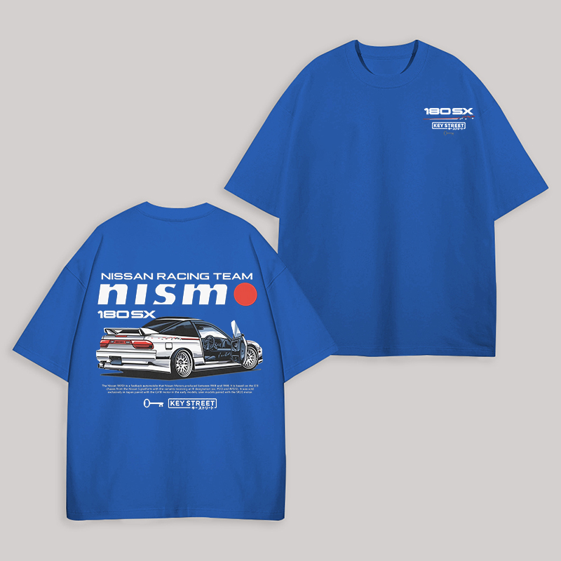Nissan Racing Team Printed Unisex Oversized T-shirt Image - 6