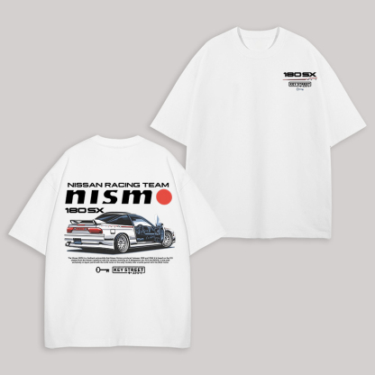 Nissan Racing Team Printed Unisex Oversized T-shirt Image - 2