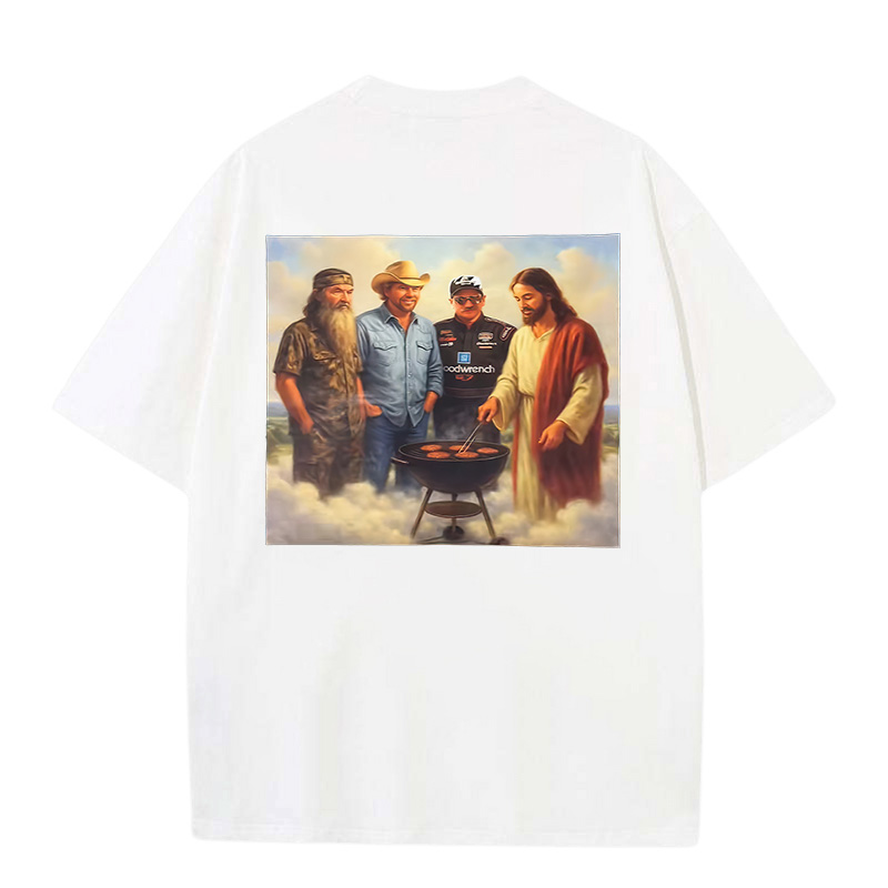 Duck Dynasty Printed Oversized Unisex T-Shirt Image - 2
