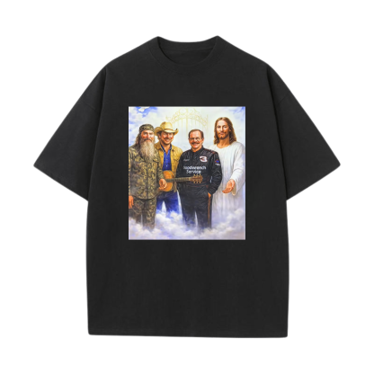 The Real Gang Meetup In Heaven Phil Robertson Dale Earnhardt Toby Keith Shirt