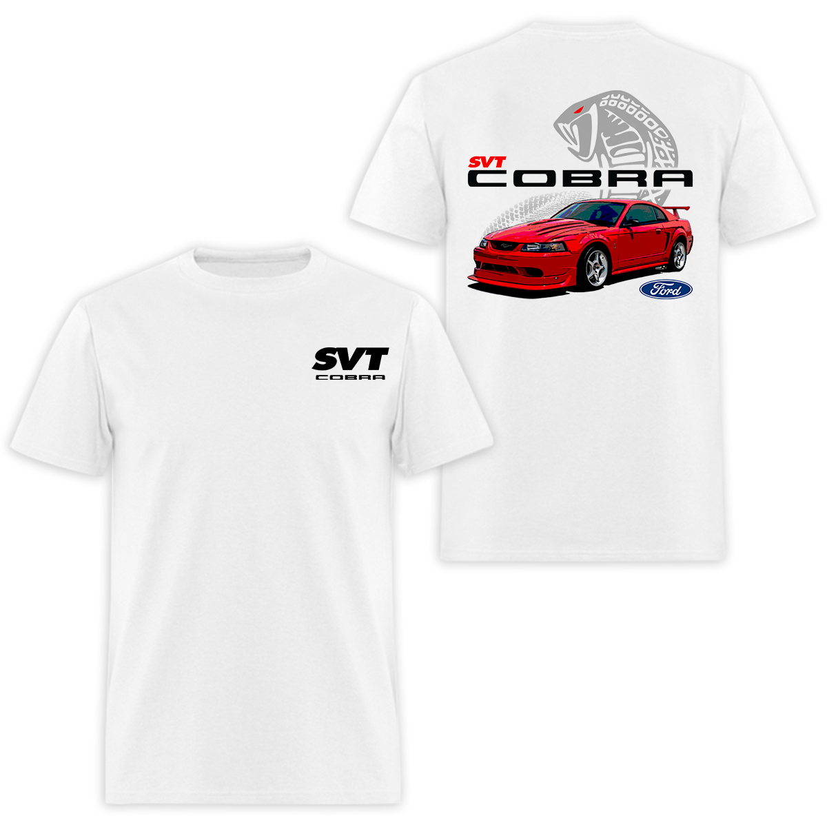 Ford Mustang SVT Cobra Printed Men's T-Shirt	 Image - 1