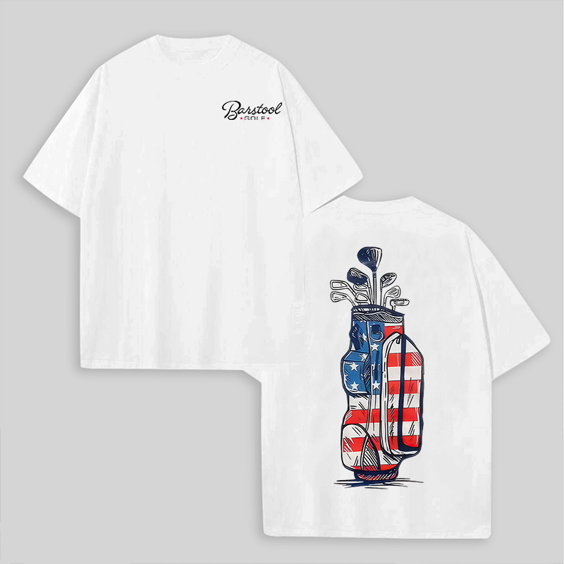 Barstool Golf Printed Unisex Oversized T-shirts Image - 1