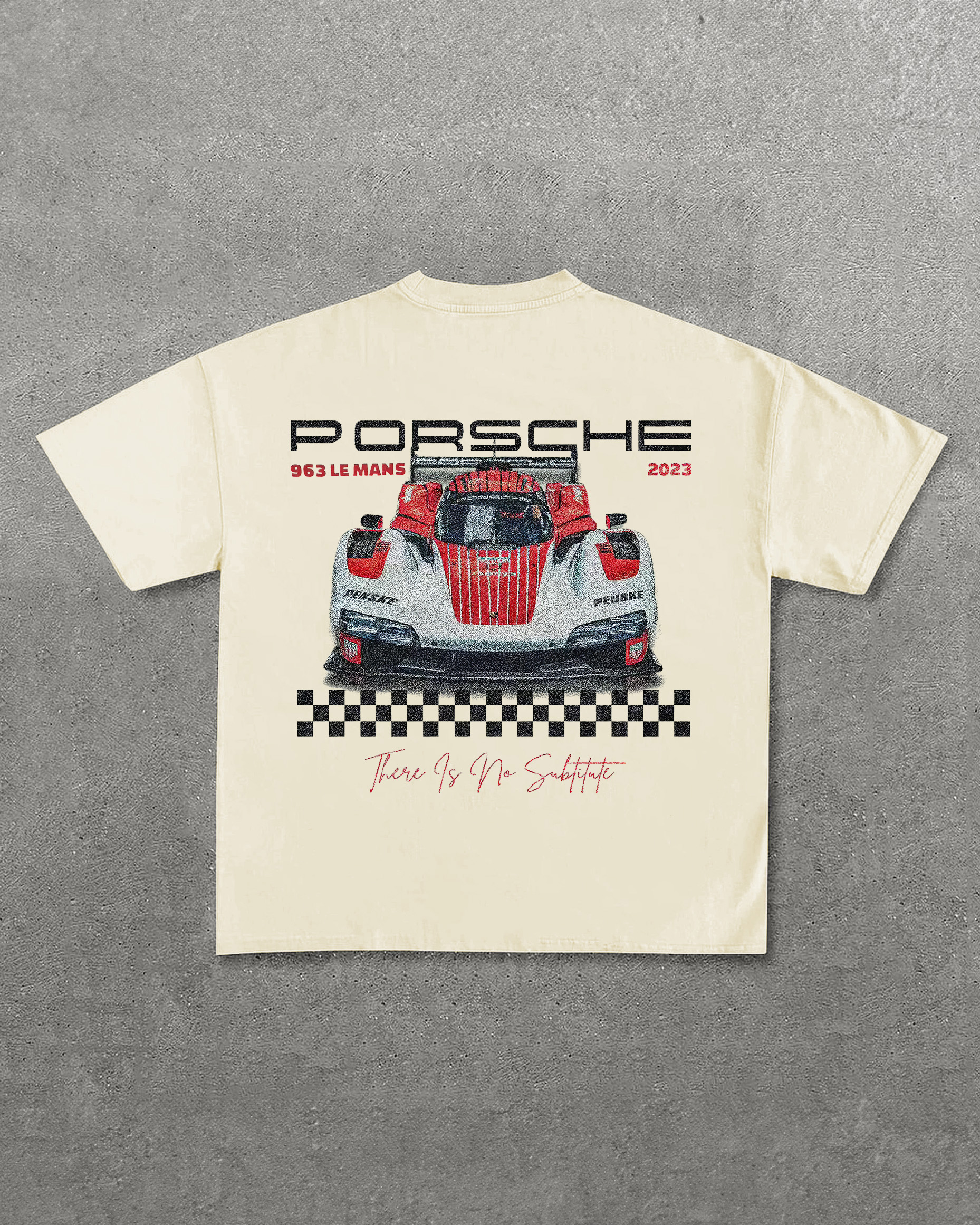 Porsche 963 Printed Oversized Unisex T-shirts Image - 1