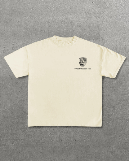 Porsche 963 Printed Oversized Unisex T-shirts Image - 2