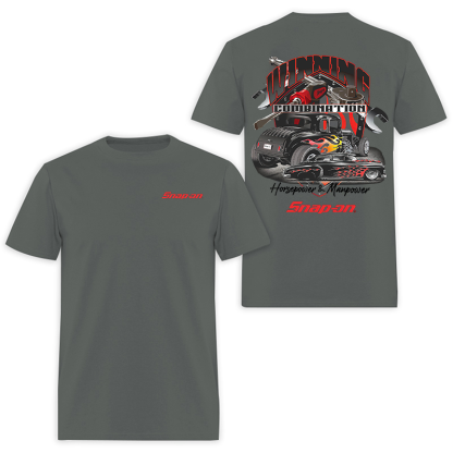 Snap-On Printed Men's T-Shirt Image - 4